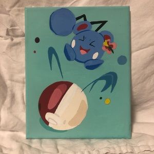 Three Pokémon paintings
